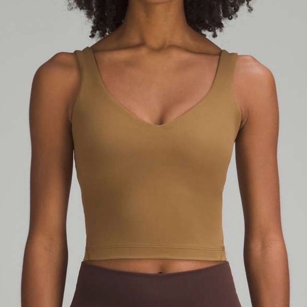 Lululemon Align Tank Top in the color All Spice, made from Nulu fabric.